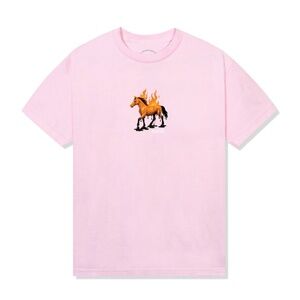 Pink Anti Social Social Club shirt